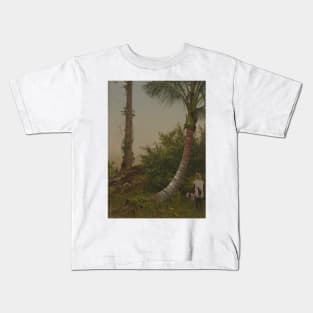 Trees in Jamaica, West Indies by Frederic Edwin Church Kids T-Shirt